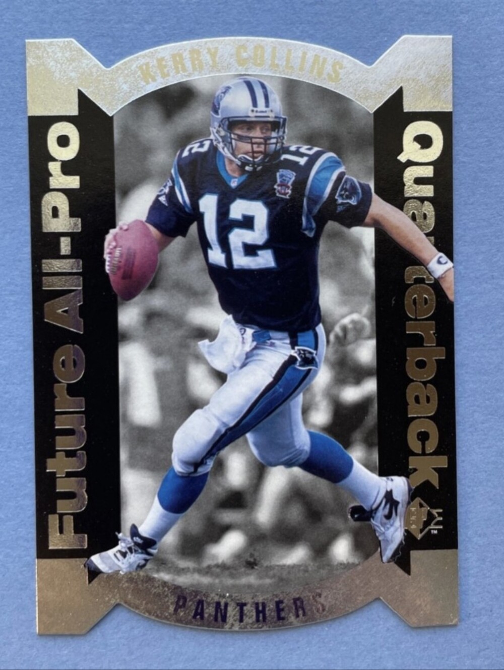 1995 SP - All-Pros Die Cut #AP-12 Kerry Collins - Carolina Panthers